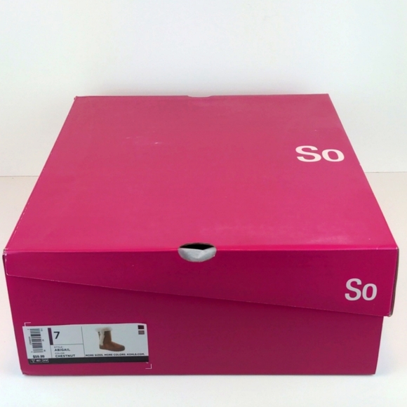 Faux Fur Boots Chestnut Brown - Picture 8 of 8